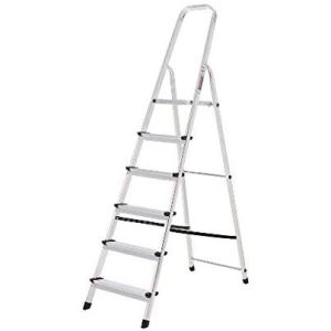 Escalera Aluminio 5 Peldaños Plegable