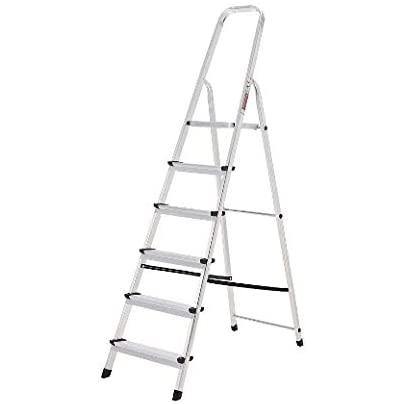 Escalera Aluminio 5 Peldaños Plegable