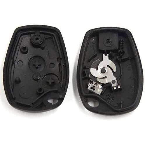 Carcasa mando llave del coche 2 botones, Funda de llave de 2 botones, Compatible con Renault Clio, Twingo, Megane, - Imagen 3