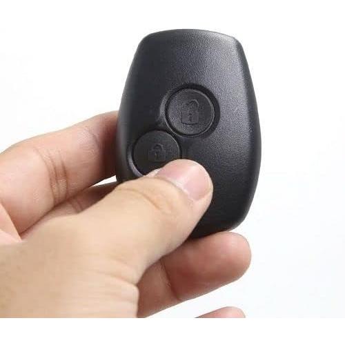 Carcasa mando llave del coche 2 botones, Funda de llave de 2 botones, Compatible con Renault Clio, Twingo, Megane, - Imagen 4