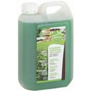 Higienizador concentrado 2 litros para césped artificial, Catral