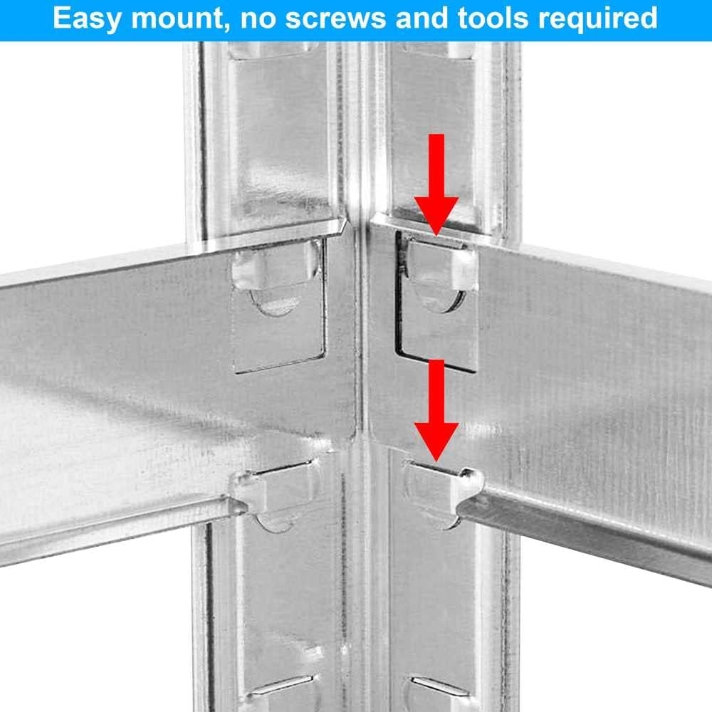 Estanteria Metálica 5 Baldas 180x90x40 cm (Devoluciones AMZ) - Imagen 5
