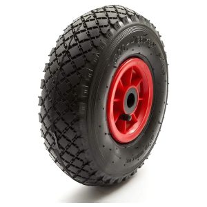 Rueda Carretilla Sacos Neumática llanta plástico 20 mm. (1 unidad)