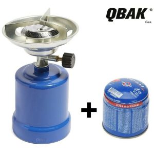 Hornillo Camping Gas Cocina Acampada Campo Playa + Cartucho 190g