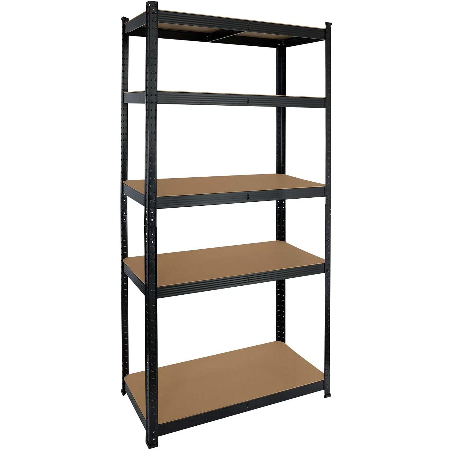 estanteria metalica negra