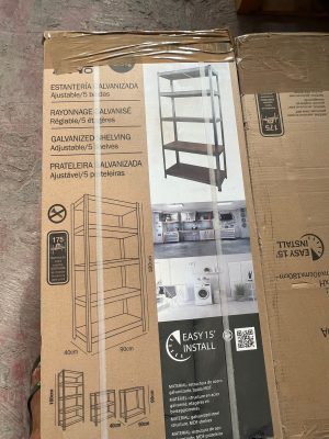 2x Uds. Estanterias Metálicas 5 Baldas 180x90x40 cm (Devoluciones AMZ)