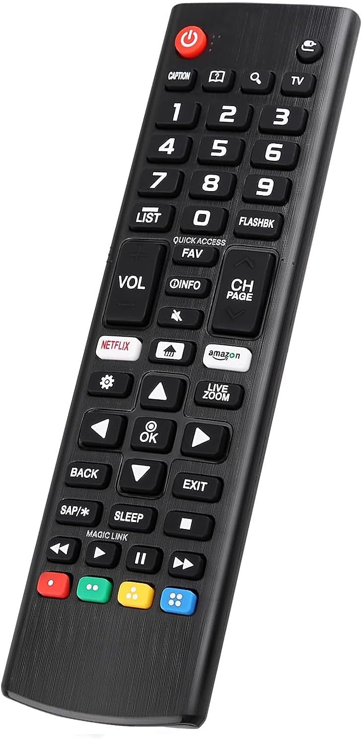 Mando a Distancia Universal para LG Smart TV AKB75095308 AKB74915324, Compatible con Todas LG TV Control Remoto Reemplazo Repuesto