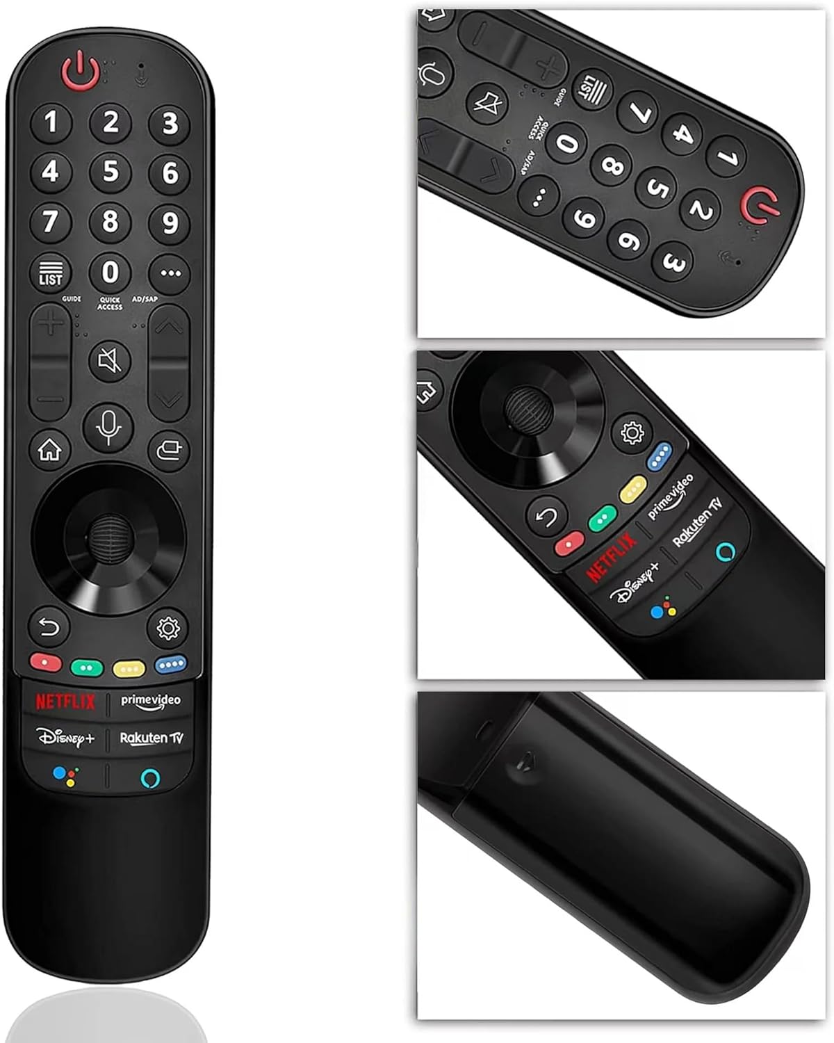 Mando a Distancia Universal Magic para LG Smart TV - Compatible con OLED/QNED/NanoCell/UHD 4K 8K, Control de Voz y Puntero, Repuesto Ideal - Imagen 3