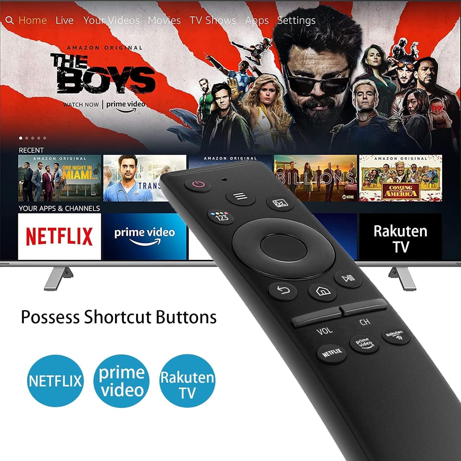 Mando a Distancia Universal Avanzado para Samsung TV - Compatible con Todos los Modelos Samsung Smart, LCD, LED, UHD, QLED, 4K HDR - Configuración Instantánea - Control Remoto - Imagen 3